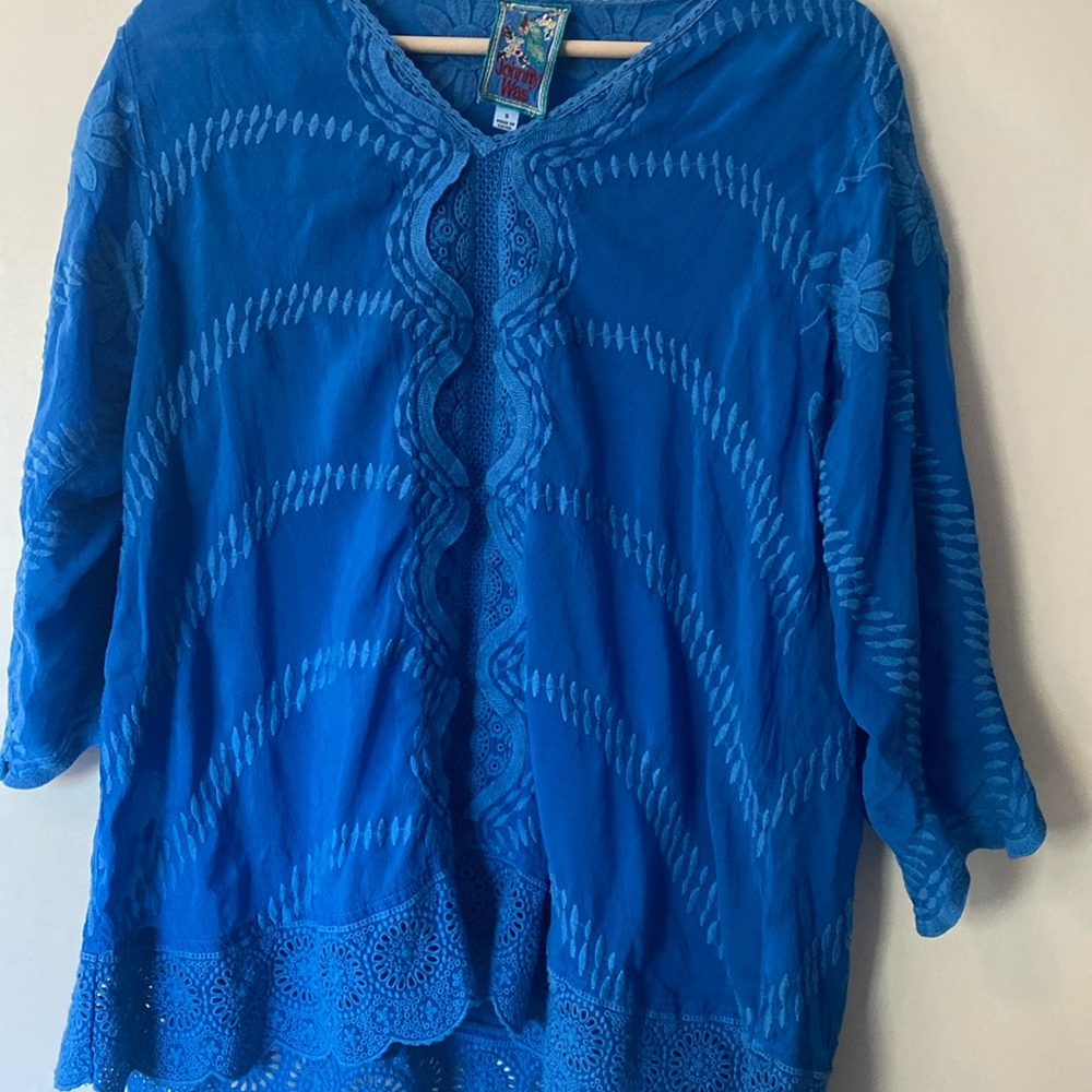 Johnny was beautiful embroidery tunic.